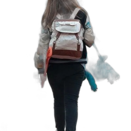 jacket, umbrella, dress, staff, 3d render, photorealistic, concept art, oil painting transparent PNG cut-out