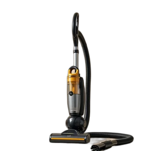 staff, black, gray, upright, vacuum, cleaner, yellow, dust transparent PNG cut-out