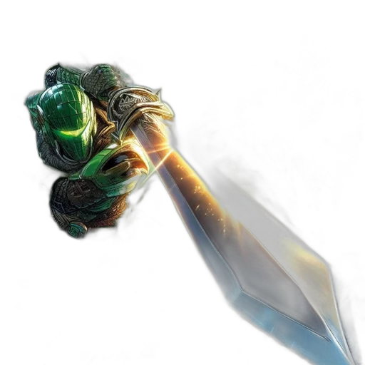 sword, weapon, staff, jewelry, concept art, fantasy art, 3d render, photorealistic transparent PNG cut-out