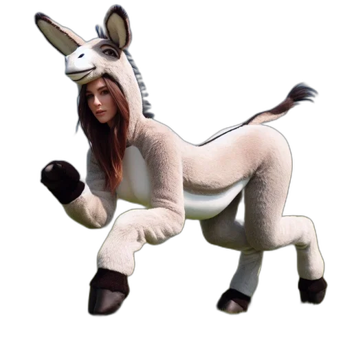animal, creature, staff, 3d render, concept art, photorealistic, pixel art, woman transparent PNG cut-out