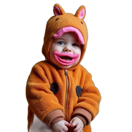 creature, jacket, animal, mask transparent PNG cut-out