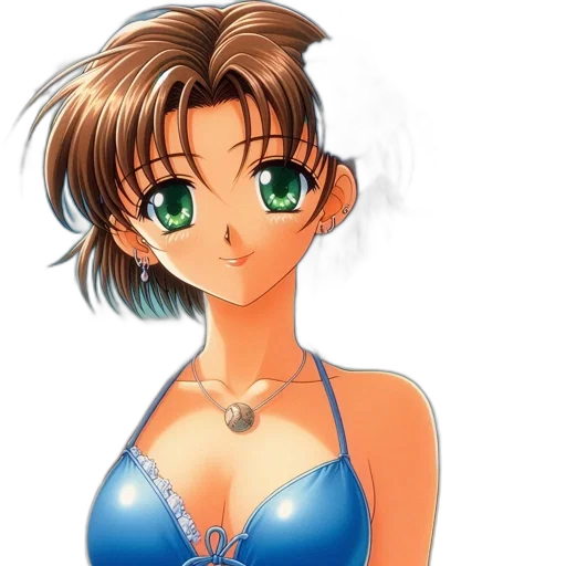 jewelry, dress, anime, cartoon, photorealistic, pixel art, animated, character transparent PNG cut-out