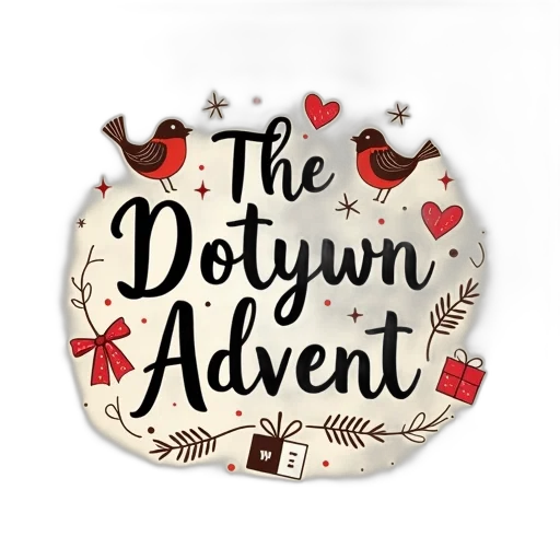 image, features, festive, design, phrase, dotywyn, advent, written transparent PNG cut-out