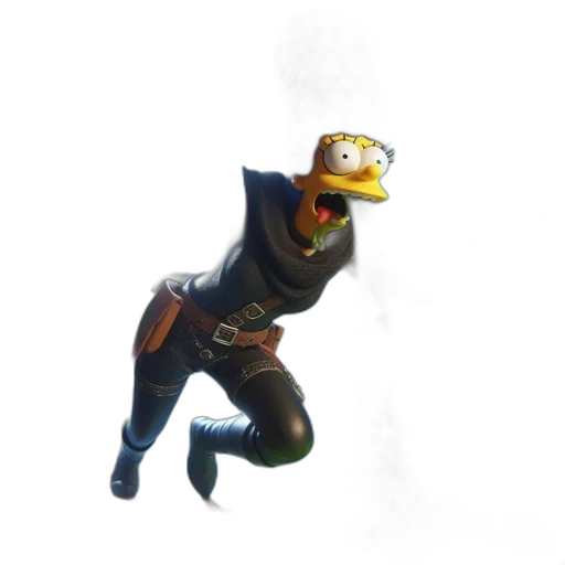 mask, weapon, creature, animal, concept art, 3d render, pixel art, golden transparent PNG cut-out