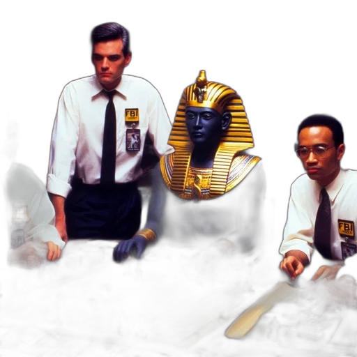 jacket, concept art, comic book art, fantasy art, 3d render, golden, three, fbi transparent PNG cut-out