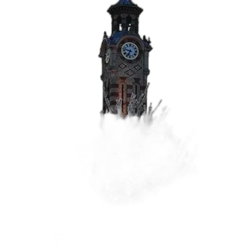 building, staff, robot, weapon, concept art, 3d render, fantasy art, pixel art transparent PNG cut-out