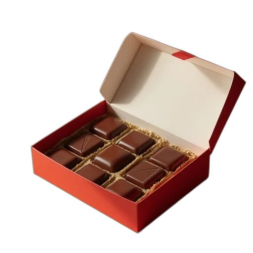 food, red, chocolate, packaging transparent PNG cut-out