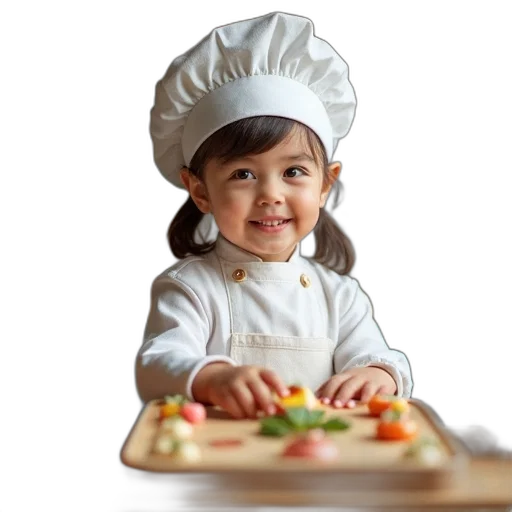 food, photorealistic, little, chef transparent PNG cut-out