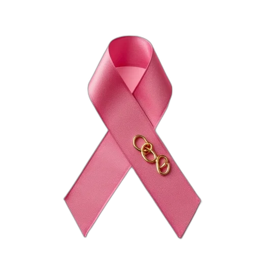 jewelry, pink, ribbon, gold, links transparent PNG cut-out