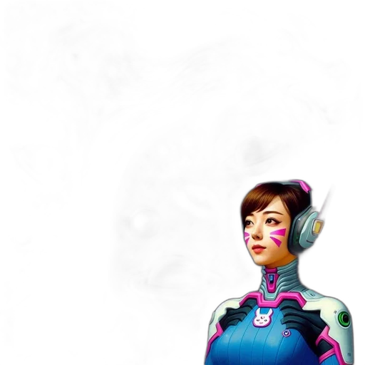 robot, staff, weapon, face, concept art, 3d render, fantasy art, cyberpunk transparent PNG cut-out