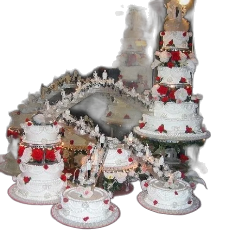 crown, 3d render, snow, display, wedding, cakes, red, roses transparent PNG cut-out