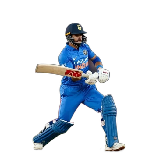 virat, kohli, batting, during, his, knock, first, t20i transparent PNG cut-out