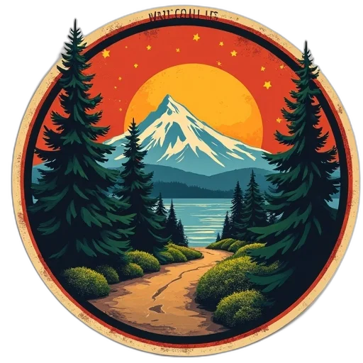 jacket, concept art, pixel art, fantasy art, forest, sunset, fire, red transparent PNG cut-out