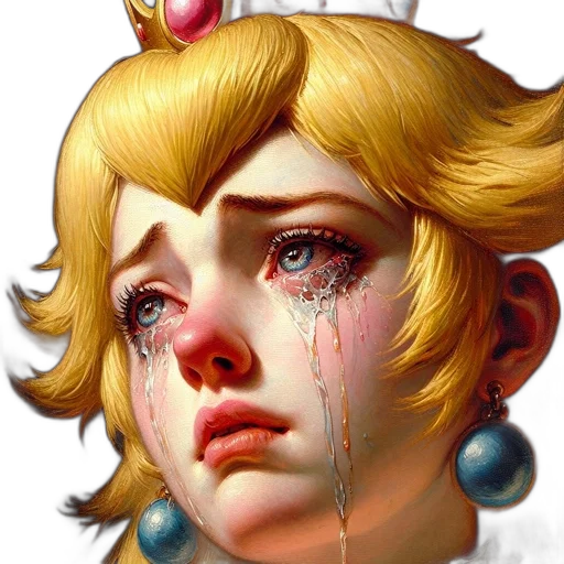 face, crown, concept art, photorealistic, fantasy art, pixel art, portrait, features transparent PNG cut-out