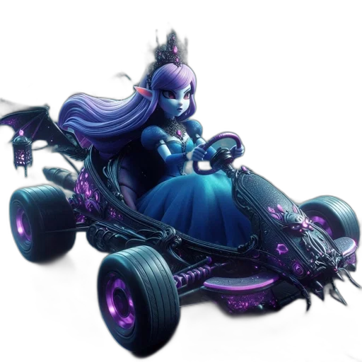 car, robot, weapon, concept art, fantasy art, 3d render, cyberpunk, dark transparent PNG cut-out