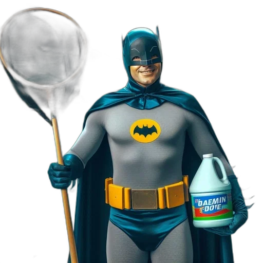 weapon, concept art, person, dressed, batman, stands, swimming, pool transparent PNG cut-out