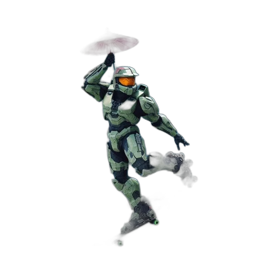 robot, weapon, staff, sword, pixel art, concept art, 3d render, fantasy art transparent PNG cut-out