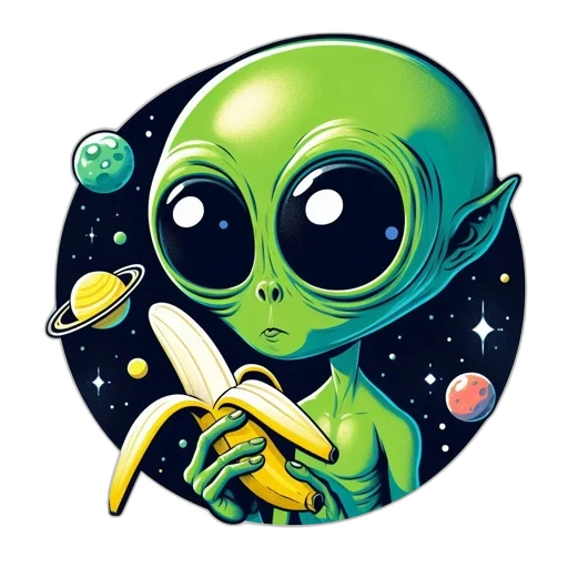 creature, staff, animal, concept art, pixel art, comic book art, fantasy art, outer space transparent PNG cut-out