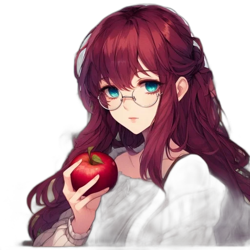 food, staff, crown, pixel art, anime, fantasy art, concept art, red transparent PNG cut-out