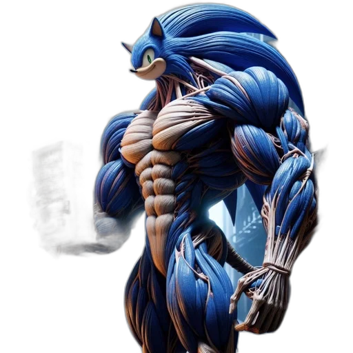 creature, animal, concept art, comic book art, fantasy art, 3d render, blue, artistic transparent PNG cut-out