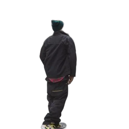 jacket, staff, creature, hat, vaporwave, cyberpunk, concept art, 3d render transparent PNG cut-out