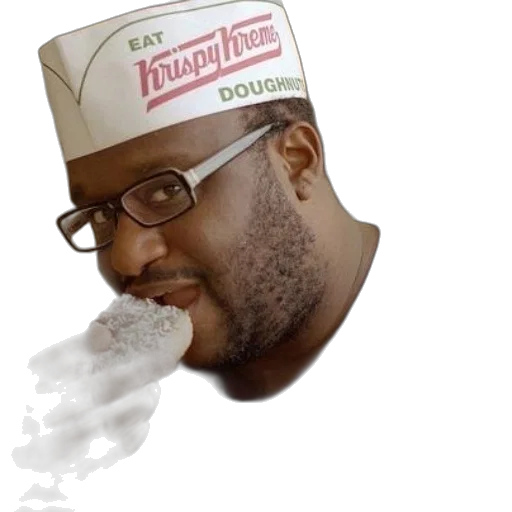 hat, food, face, crown, photorealistic, vaporwave, fog, man transparent PNG cut-out