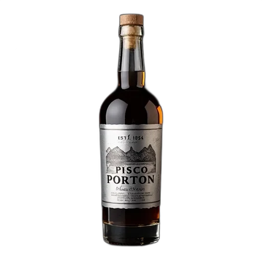 bottle, pisco, port, xc3, xb3n, silver, label, clear transparent PNG cut-out