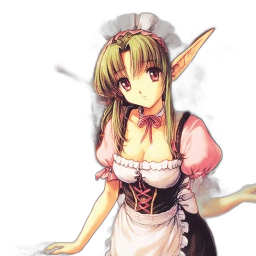 staff, dragon, dress, sword, fantasy art, pixel art, anime, concept art transparent PNG cut-out