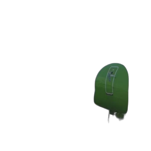 hat, furniture, umbrella, crown, 3d render, concept art, photorealistic, green transparent PNG cut-out