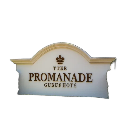 food, furniture, 3d render, sign, welcoming, guests, promenade, luxury transparent PNG cut-out