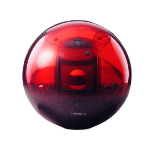 robot, weapon, jewelry, car, 3d render, photorealistic, concept art, red transparent PNG cut-out