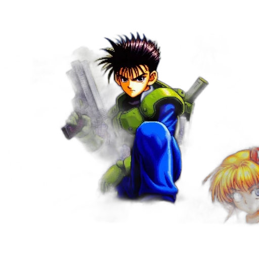 concept art, pixel art, 3d render, anime, outer space, green, arcade-style, game transparent PNG cut-out