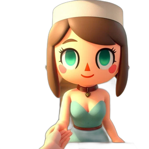 dress, staff, robot, hat, 3d render, concept art, pixel art, cartoon transparent PNG cut-out