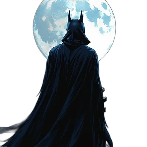 comic book art, concept art, fantasy art, dark transparent PNG cut-out