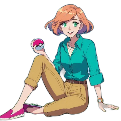 staff, jacket, creature, concept art, vaporwave, cartoon, anime, pastel transparent PNG cut-out