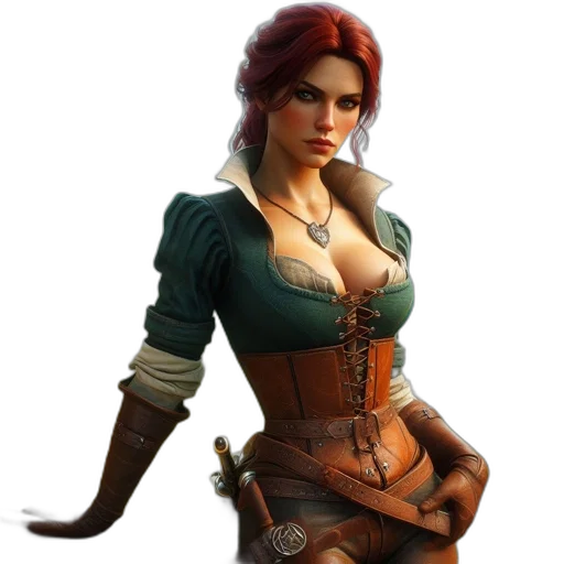 staff, dress, jacket, weapon, concept art, fantasy art, 3d render, photorealistic transparent PNG cut-out