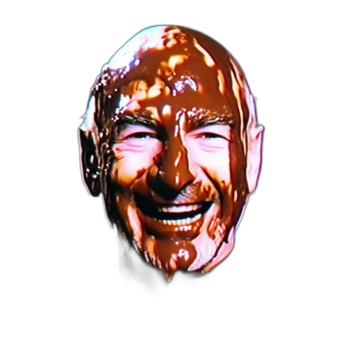 mask, face, food, jewelry, 3d render, photorealistic, vaporwave, concept art transparent PNG cut-out