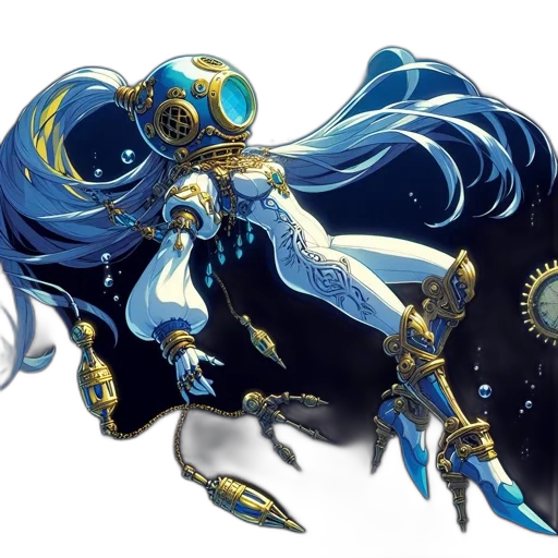 robot, mask, sword, dragon, concept art, fantasy art, anime, pixel art transparent PNG cut-out