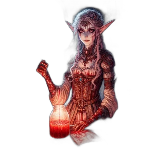 staff, dress, fantasy art, concept art, pixel art, comic book art, fire, red transparent PNG cut-out