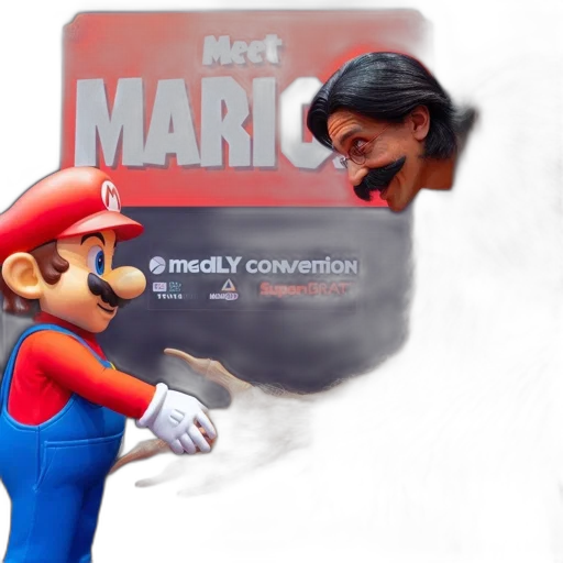 mask, 3d render, concept art, image, featuring, mario, super, anthropomorphic transparent PNG cut-out
