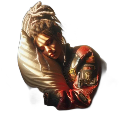 mask, face, jacket, weapon, concept art, photorealistic, 3d render, fantasy art transparent PNG cut-out