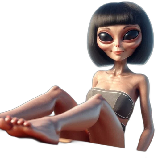 creature, dress, jewelry, robot, 3d render, concept art, cartoon, photorealistic transparent PNG cut-out