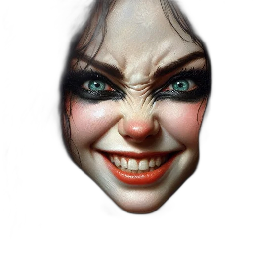face, mask, creature, jewelry, photorealistic, 3d render, concept art, comic book art transparent PNG cut-out