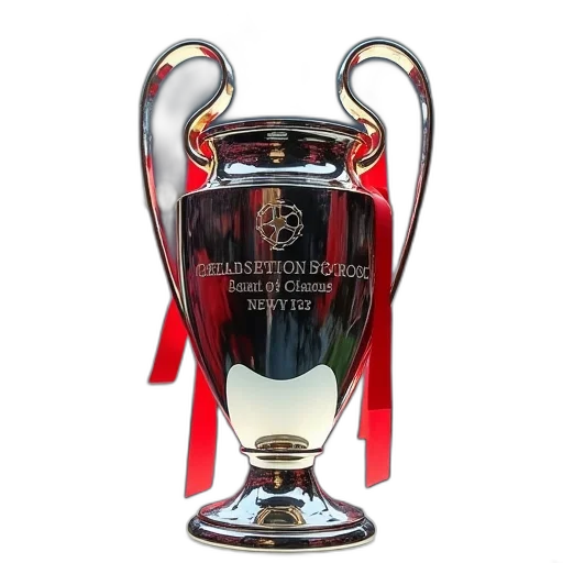 trophy, display, during, champions, football, league, presentation, wembley transparent PNG cut-out