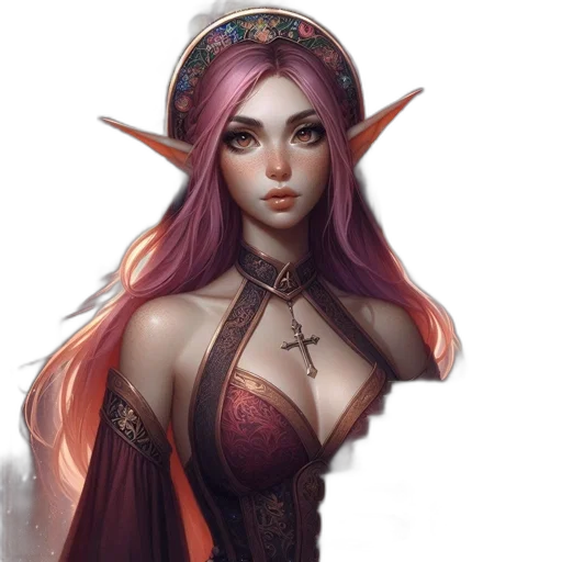 dragon, jewelry, dress, face, fantasy art, concept art, pixel art, photorealistic transparent PNG cut-out