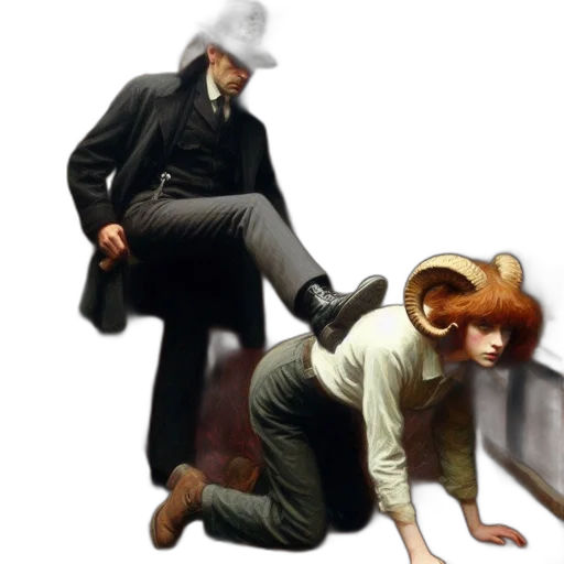 hat, shoes, staff, concept art, photorealistic, comic book art, oil painting, fire transparent PNG cut-out