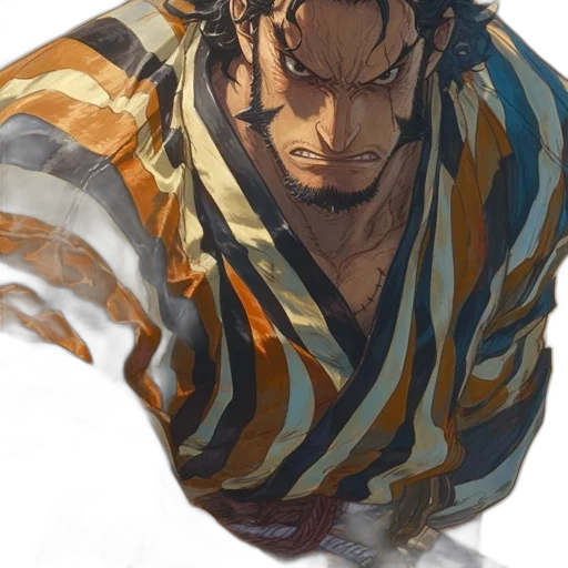 face, jacket, sword, hair, concept art, anime, photorealistic, fantasy art transparent PNG cut-out