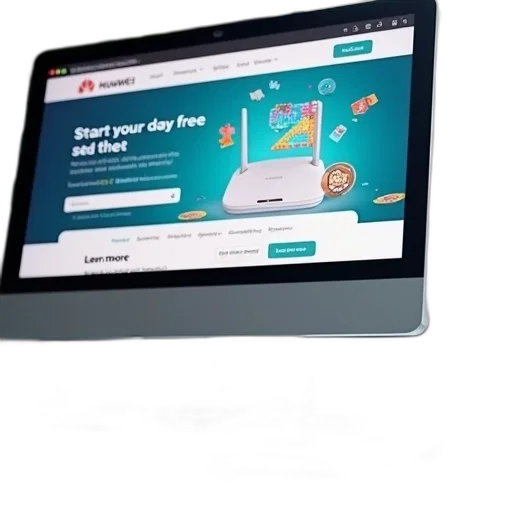 second, image, close-up, computer, screen, displaying, website, huawei transparent PNG cut-out