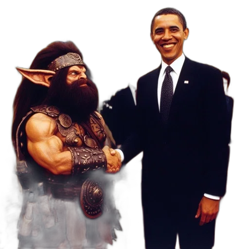 staff, creature, animal, concept art, opulent, room, dwarf-like, figure transparent PNG cut-out