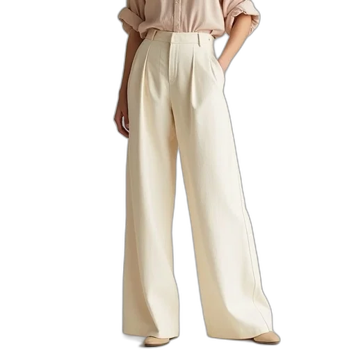 earth tones, hepburn, pant, cream transparent PNG cut-out